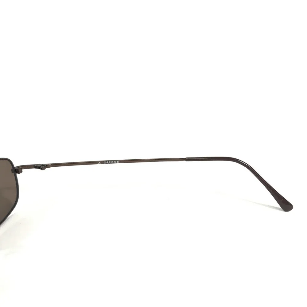 Guess Sunglasses GU6124 BRN-1 Brown Rectangular Frames with Brown Lenses